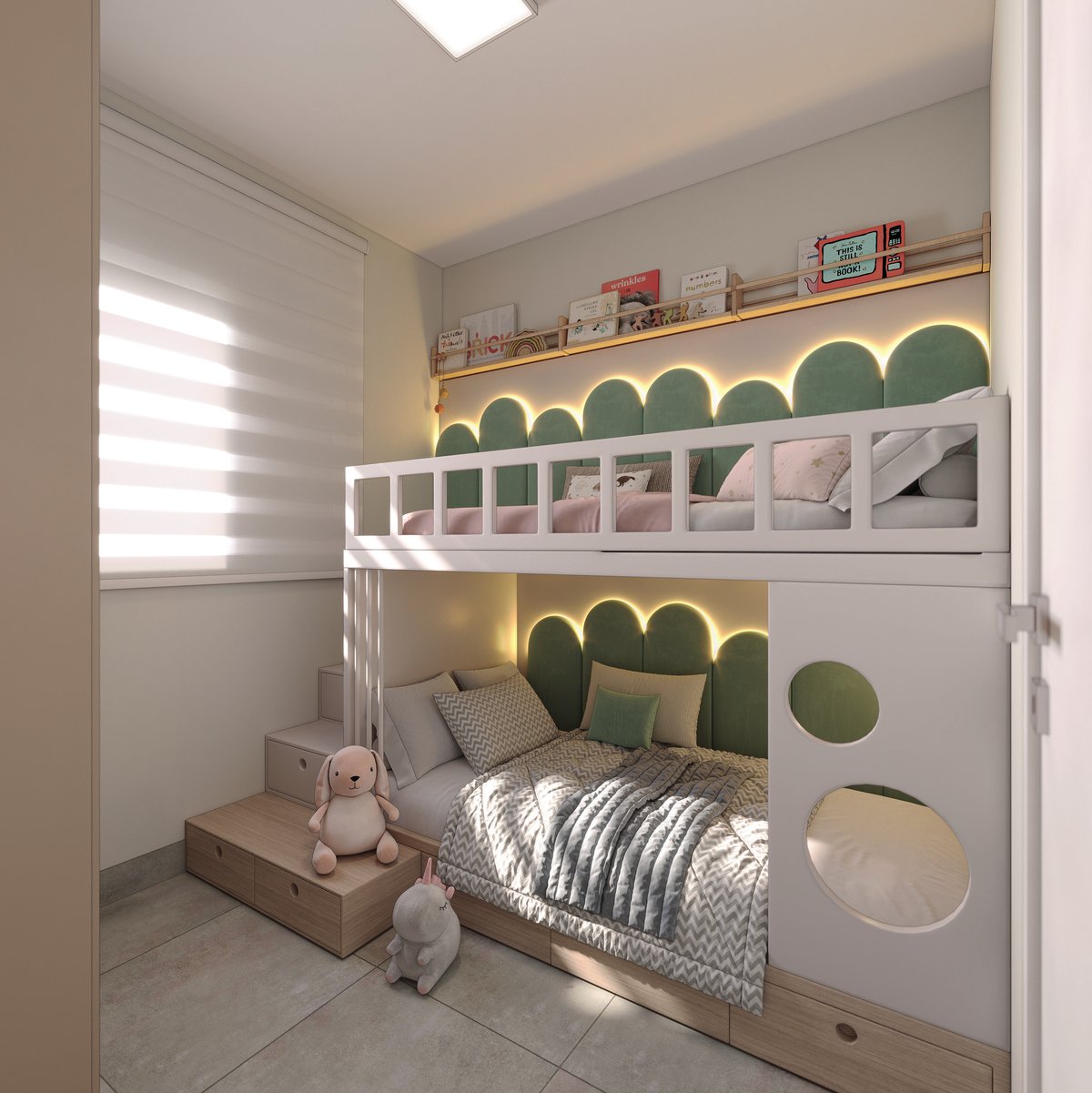 Dormitório infantil Jardim das Araucárias Araras