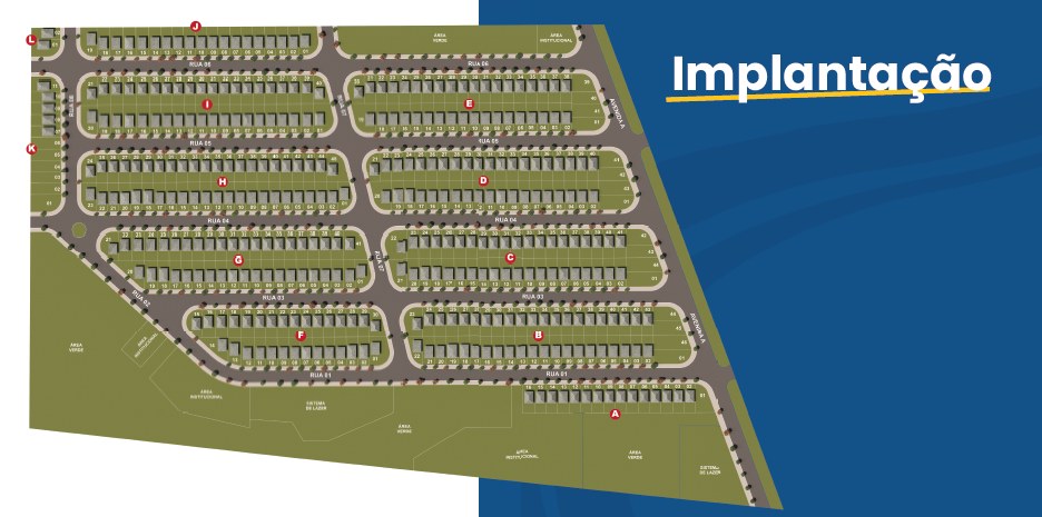 Implantação do bairro Jardim das Araucárias Araras
